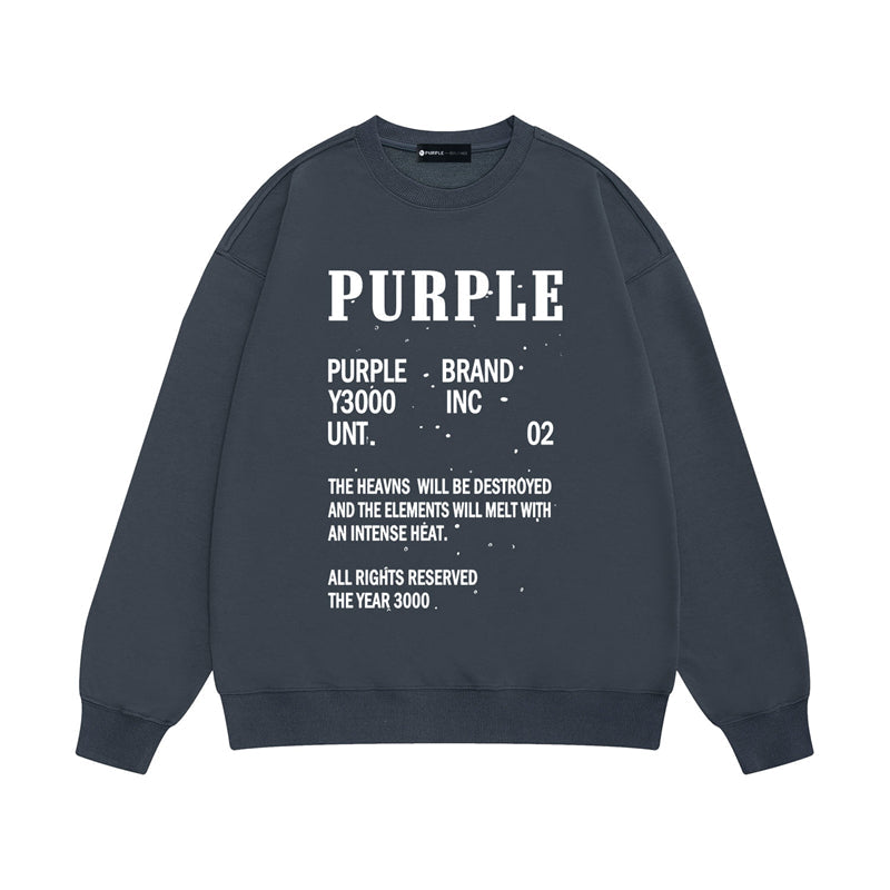 Street style Purple Brand sweatshirts